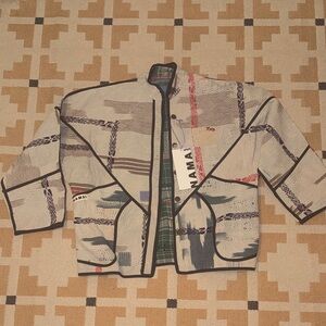 Patterned Jacket never worn NWT